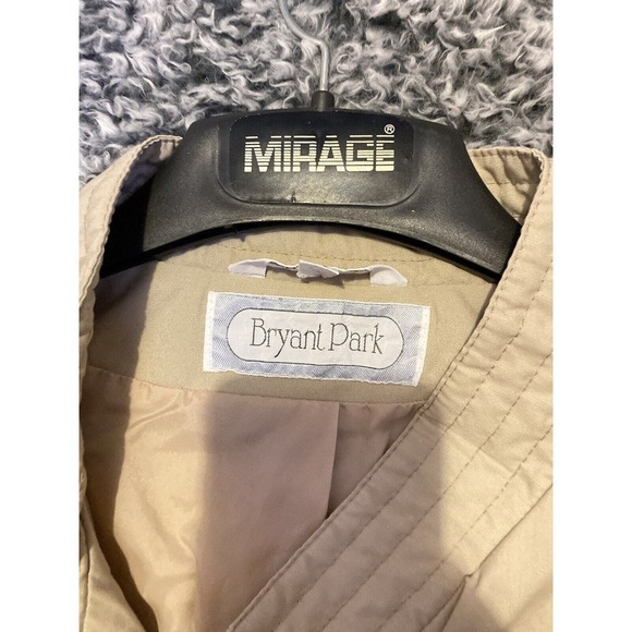 VTG Bryant Park Womens Black Beige Button Front Coat Size 24 - Picture 5 of 9